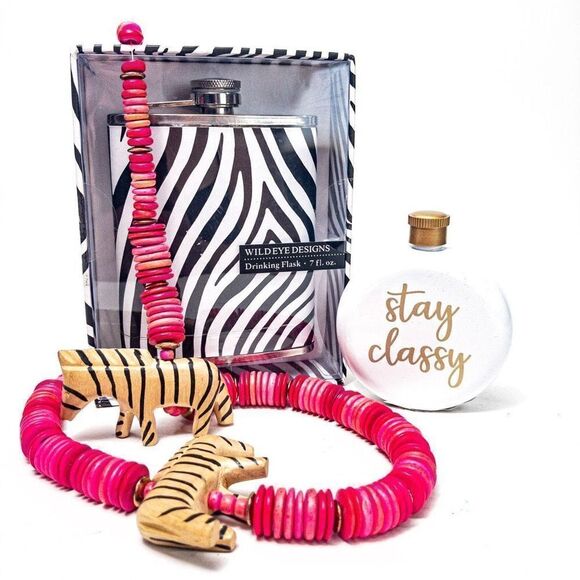 Stay Classy, Zebra Flasky - Picture 1 of 13